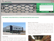Tablet Screenshot of almetaal.com